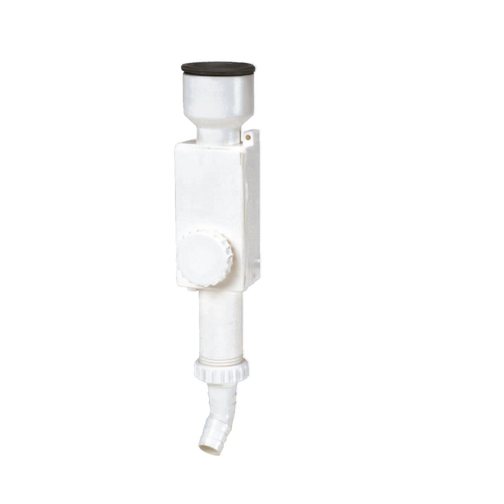 Sifone scarico condensa 1x46 bianco per impianti climatizzazione resistente facile installazione