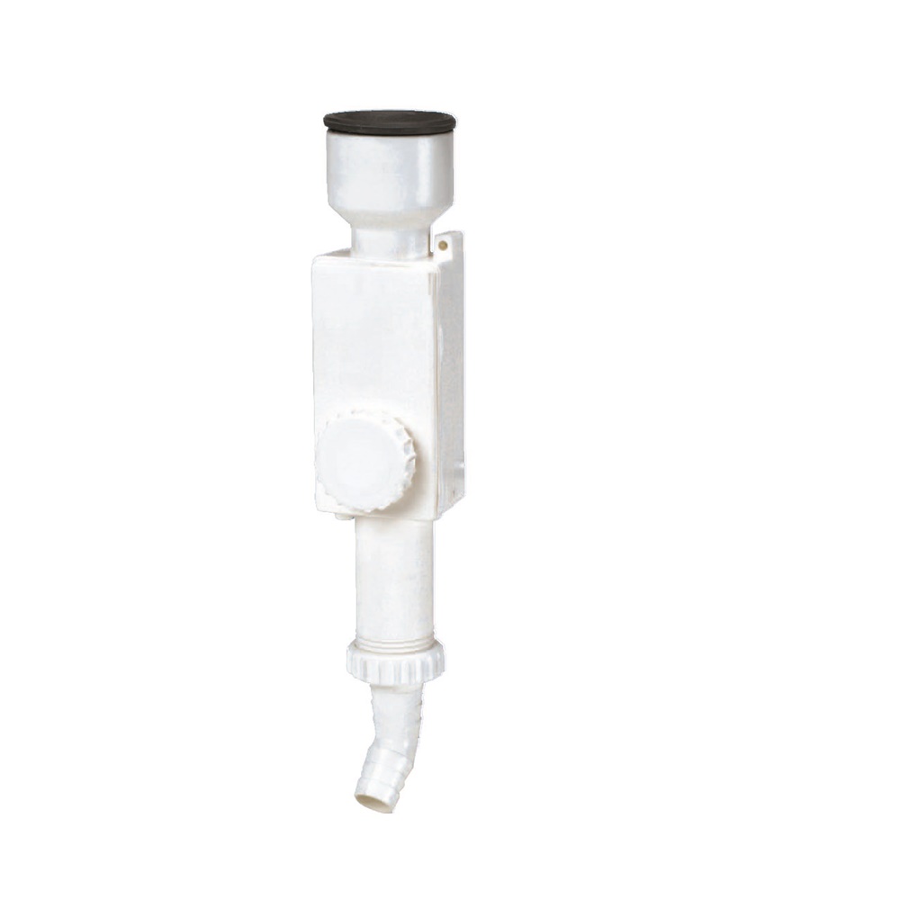 Sifone scarico condensa 1x46 bianco per impianti climatizzazione resistente facile installazione