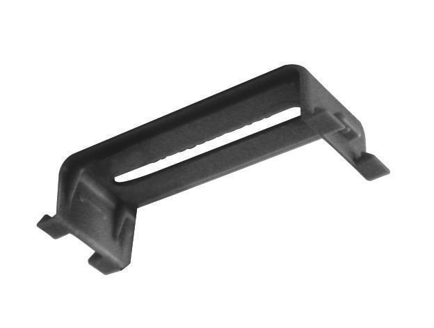 Traversino con aletta fermatubi 80 mm fissaggio tubi impianti elettrici industriali e civili