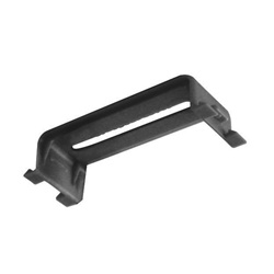 Traversino con aletta fermatubi 80 mm fissaggio tubi impianti elettrici industriali e civili
