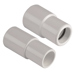 Riduzione tubi elettrici 25x20 mm plastica bianca collegamento sicuro impianti elettrici