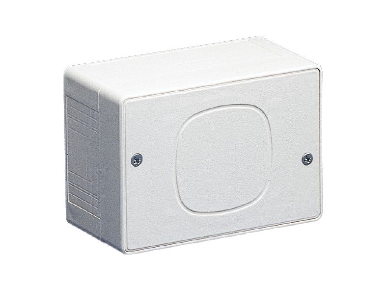 Scatola derivazione plastica bianca 125x90x65 mm per impianti elettrici residenziali e commerciali