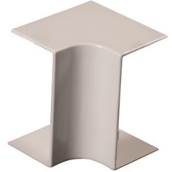 Angolo interno canalina elettrica 100x50 mm bianco 9010 per impianti interni
