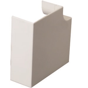 Angolo piano 125x50 mm bianco 9010 per canalina elettrica impianti civili industriali