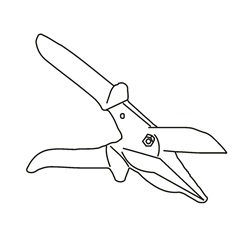 CESOIA X TAGLIO MINICANALI MAX 15MM