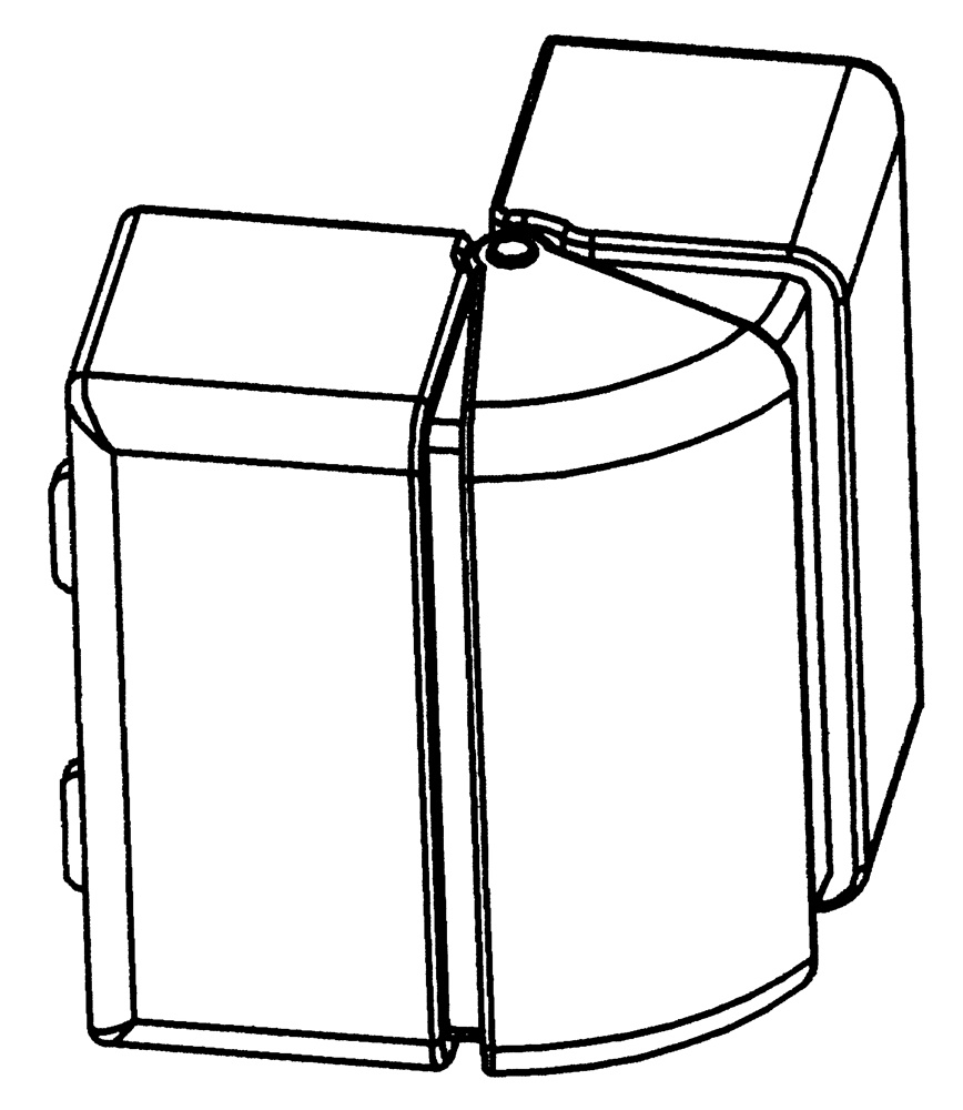 Angolo esterno variabile 40x16 cm bianco RAL 9010 per canalizzazione elettrica
