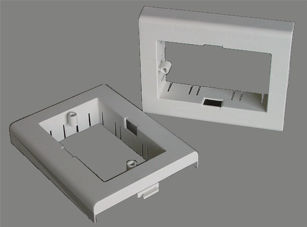 Porta automatismi incasso 503xCAN grigio copertura smontabile per impianti elettrici civili e industriali