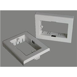 Porta automatismi incasso 503xCAN grigio copertura smontabile per impianti elettrici civili e industriali