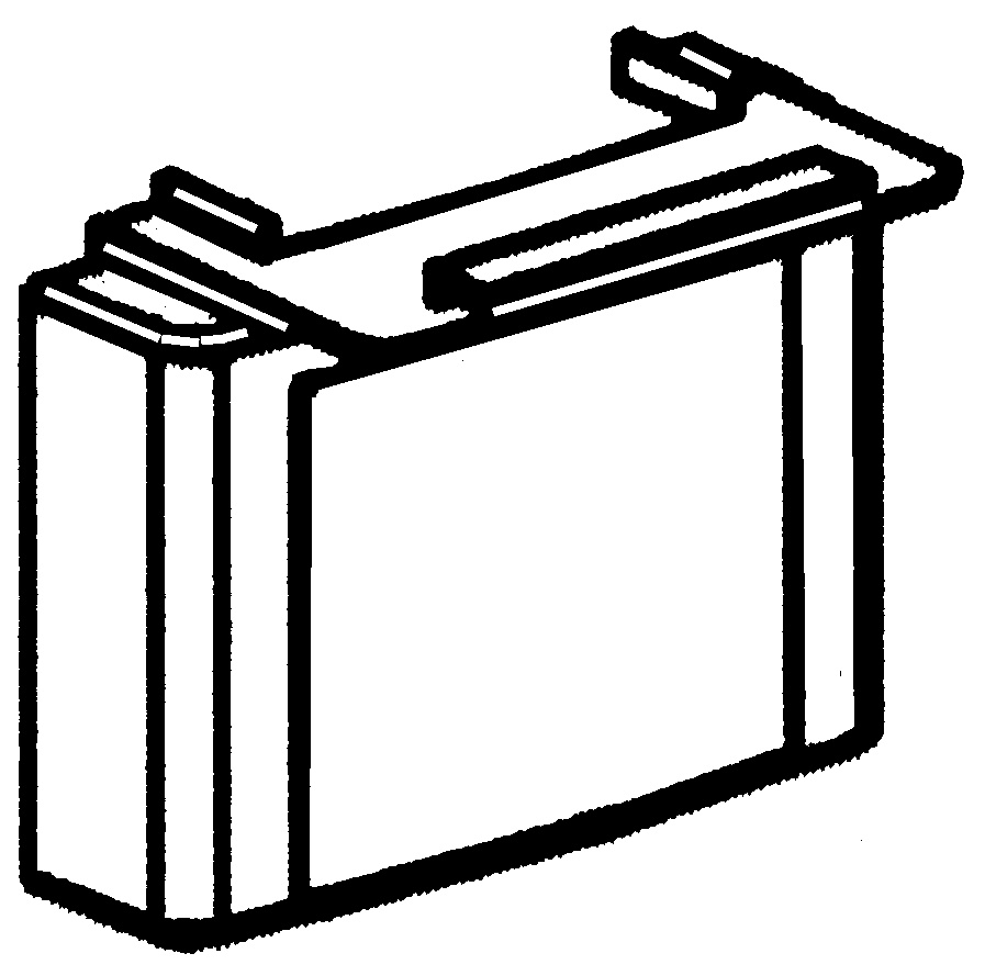 Adattatore scatola porta automatica modello 9010 fissaggio sicuro installazione elettrica