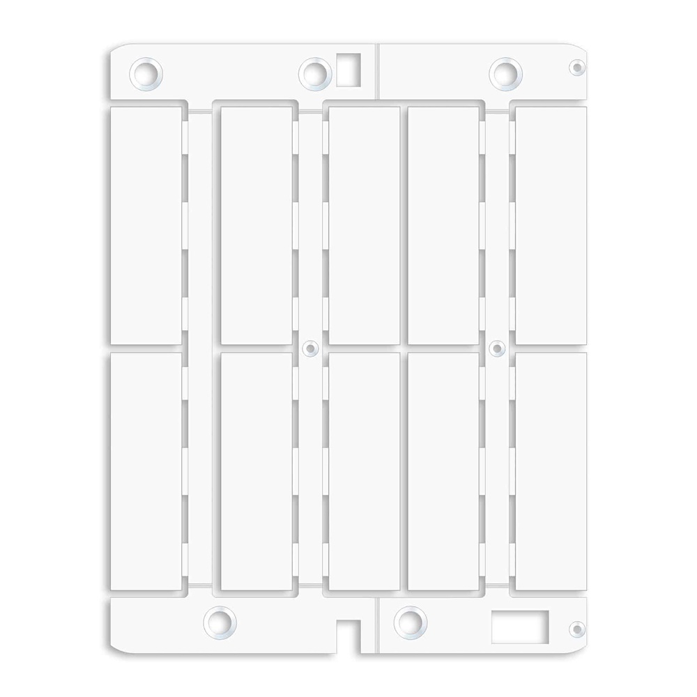 Targhetta bianca 50x15mm TA5015W