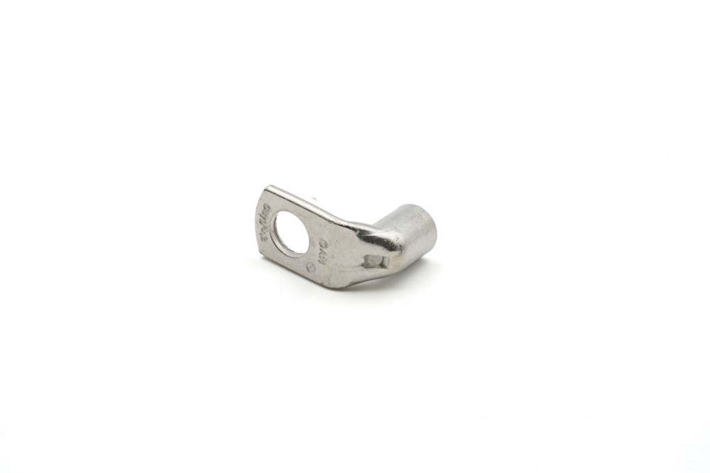 Capocorda rame 70mmq vite 12mm piegato 90° installazione elettrica