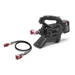 Pompa elettro-oleodinamica portatile 700 bar batteria 18V doppia velocità con tubo alta pressione ergonomica