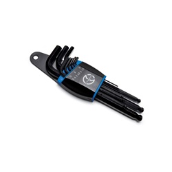 Set chiavi maschio esagonali lunghe con testa sferica acciaio temperato per lavori inclinati fino 30°