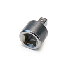 Adattatore 3/8 Femmina 1/4 Maschio Acciaio Cromo Vanadio Finitura Cromata Satinata Norme UNI ISO 3316 DIN 3123