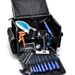 Kit trolley assortito attrezzi professionali cablaggio portatile versatile
