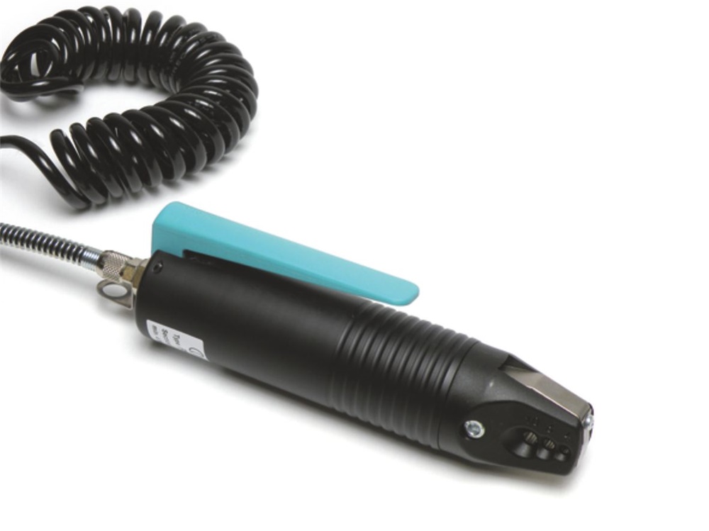 Utensile pneumatico compressione tubetti preisolati 4-10mm² armadietti controllo