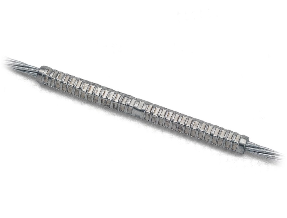 Giunto acciaio inox piena trazione funi 50mmq linea aerea