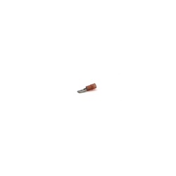Innesto maschio rinforzato rosso 6,35x0,8 connettore elettrico industriale