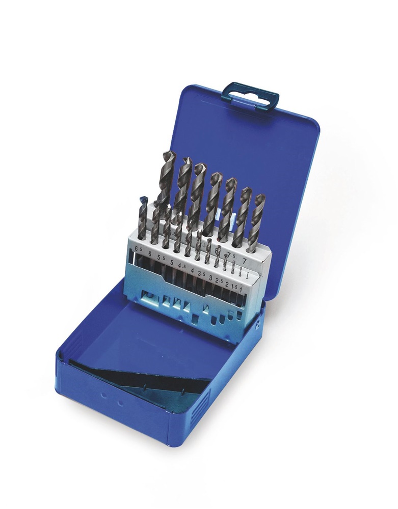 Assortimento 19 punte elicoidali HSSG alta precisione utensili manuali