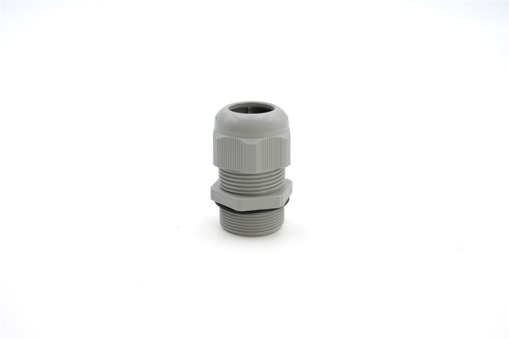 Pressacavo nylon PA6.6 IP68 filettatura PG36 grigio chiaro per installazioni elettriche