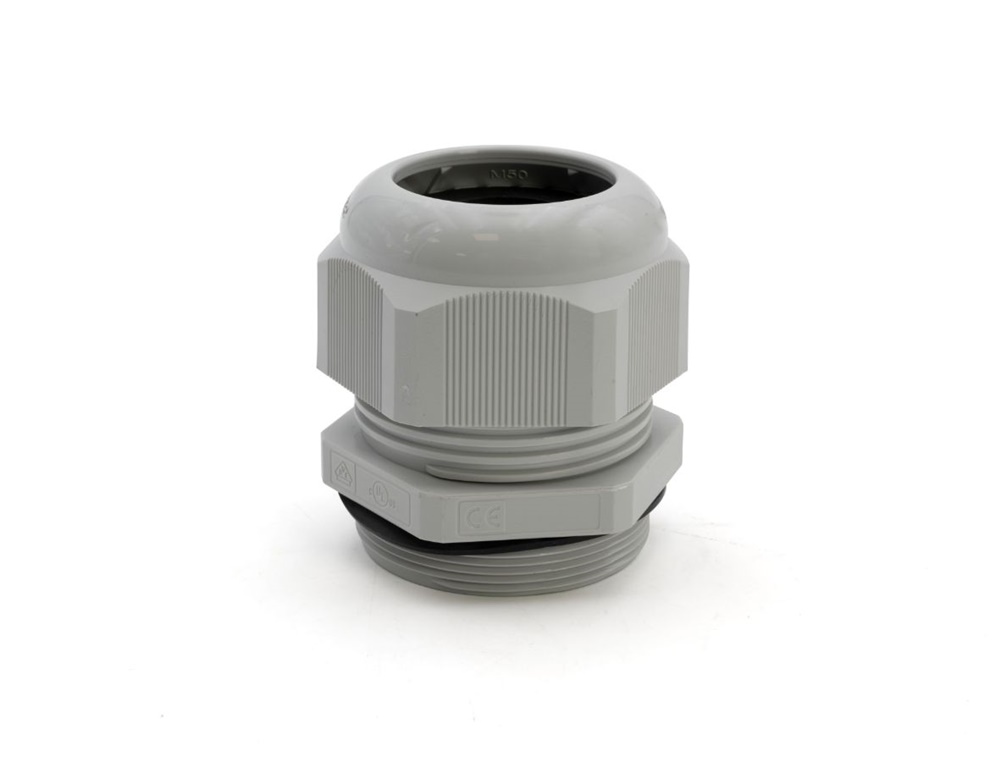 Pressacavo nylon PA6.6 ridotto IP68 M50x1,5 grigio per installazioni elettriche