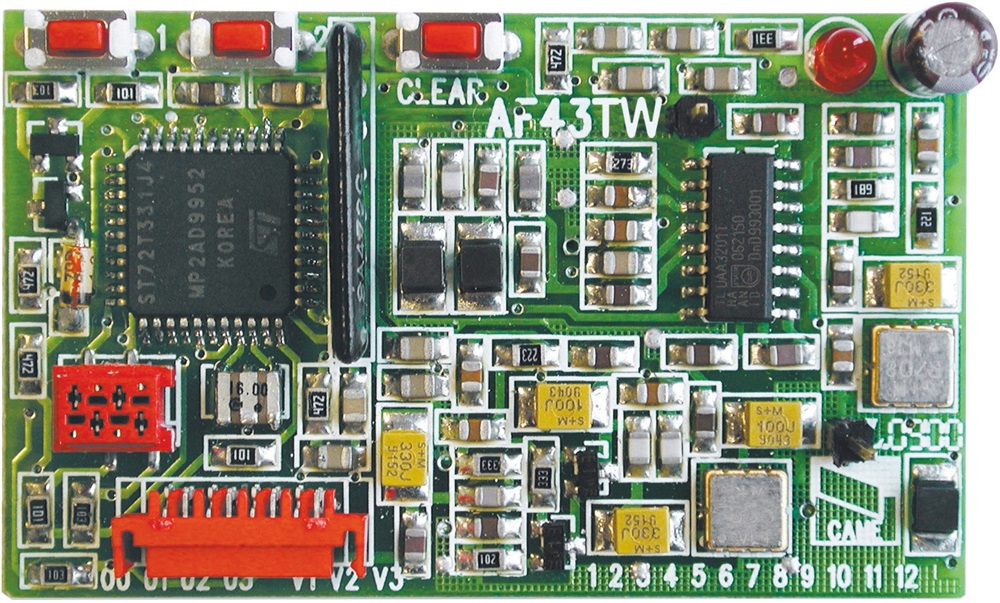 SCHEDA RADIOFREQUENZA 433,92 MHZ