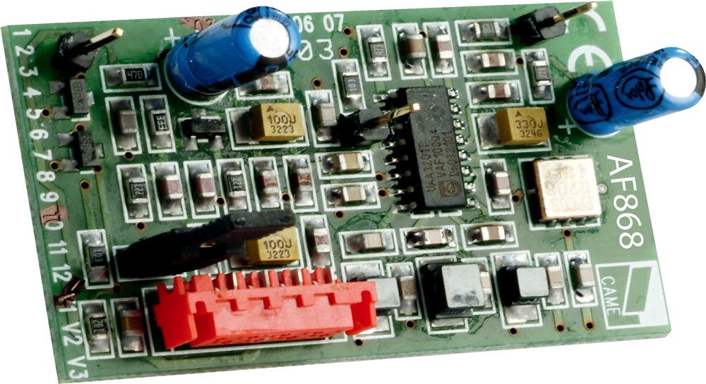 SCHEDA RADIOFREQUENZA 868,35 MHZ