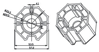 OTTAGONALE 59X0,7 SHUTTER