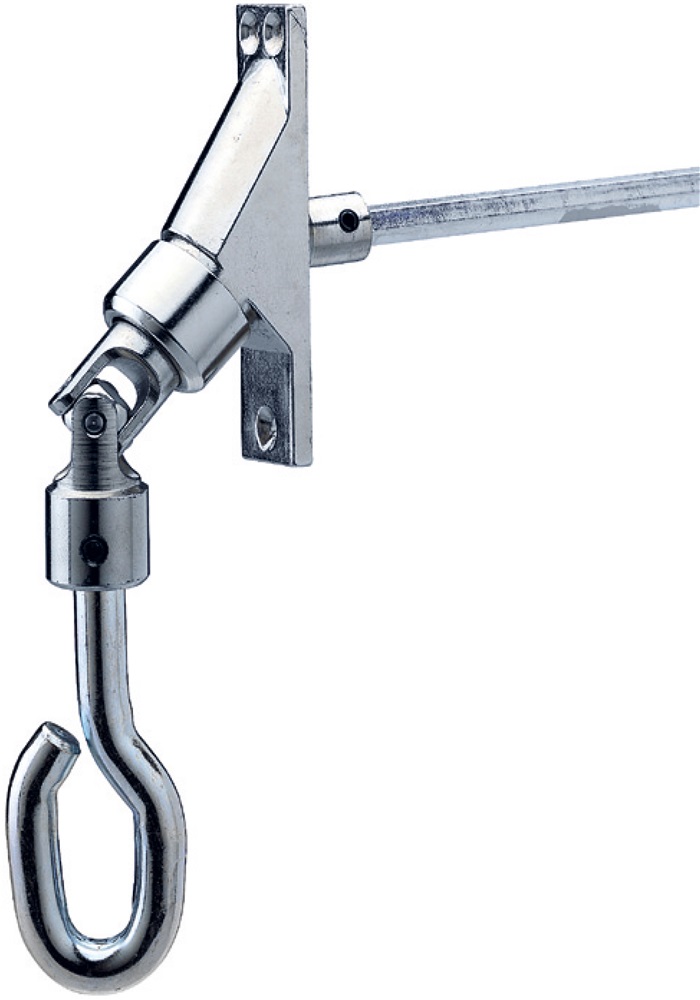 SNODO 90  CON OCCHIOLO ASTA ESAGONA