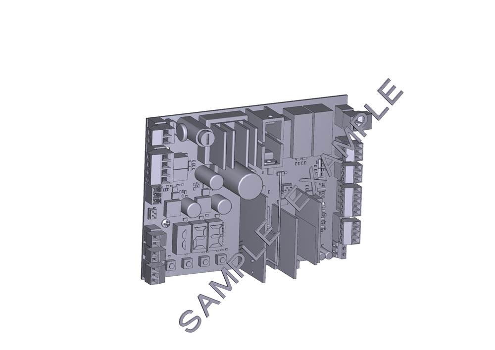Scheda elettronica ZA3P 230V per ante battenti controllo automazione