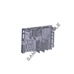 Scheda elettronica ZA3P 230V per ante battenti controllo automazione