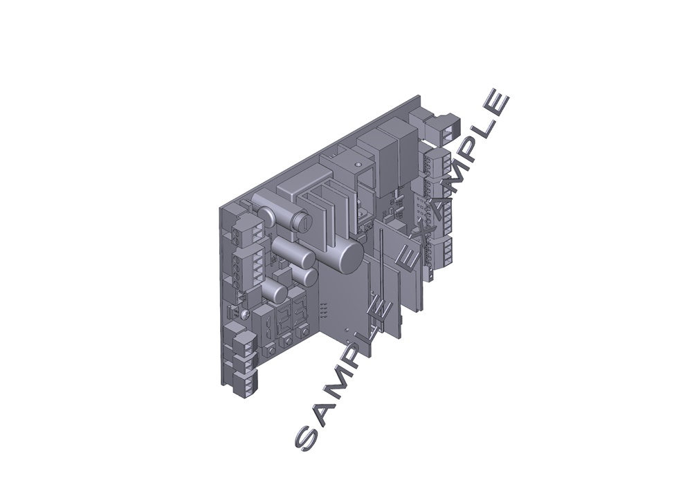 Scheda elettronica scorrevole 230V modello ZBX7N per automazione industriale