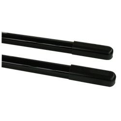 Coppia barriere infrarossi 4 raggi doppi, altezza 1.5m, portata 20m int/10m est, 12VDC, IP54, nere
