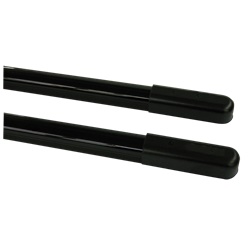 Coppia barriere infrarossi 6 raggi doppi, altezza 2m, portata 20m int/10m est, 12VDC, IP54, nere