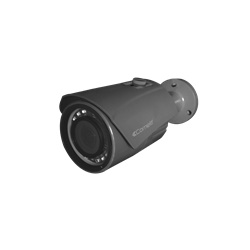 Telecamera IP turret 2MP, ottica varifocale motorizzata 2.8-12mm, LED IR 50m, alluminio IP67, alimentazione 12V e PoE, ONVIF