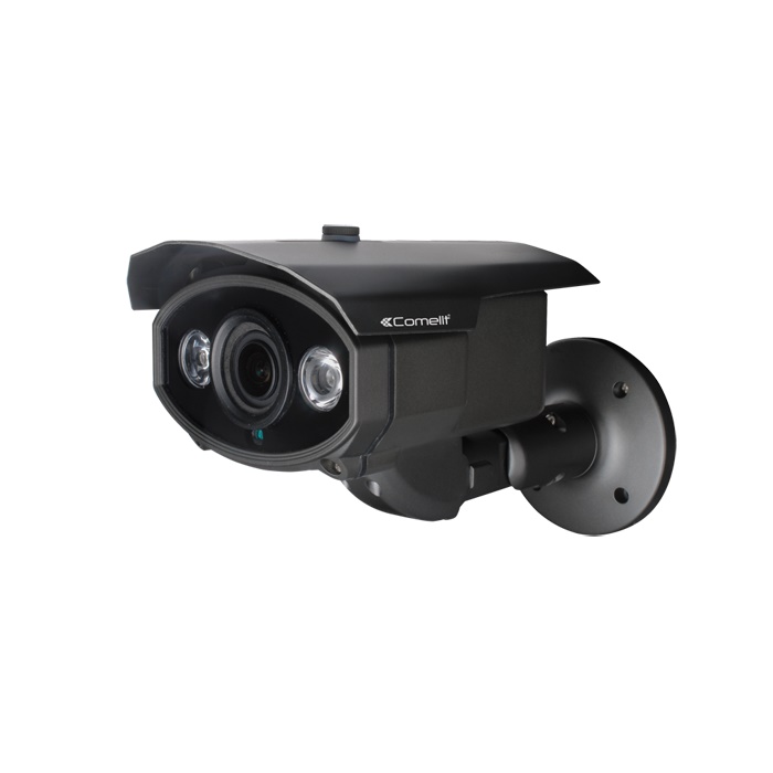 Serie Advance - Telecamera IP turret 4MP, varifocale 2.8-12mm, LED IR 50m, microfono, slot SD, IP67, 12V e PoE, ONVIF