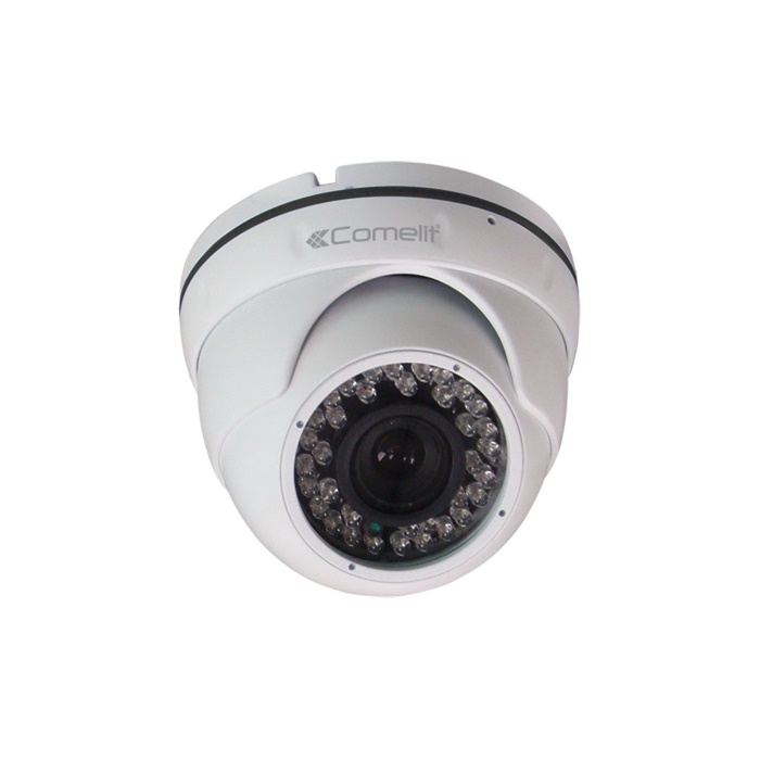 Telecamera IP minidome a colori Full HD 1080p, ottica fissa 3.6mm, IR 15m, contenitore waterproof IP65, compatibile ONVIF