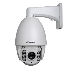 Telecamera IP PTZ dome Full HD, zoom ottico 10x, IR 80m, contenitore IP66 4, alimentatore e supporto inclusi, ONVIF 2.2