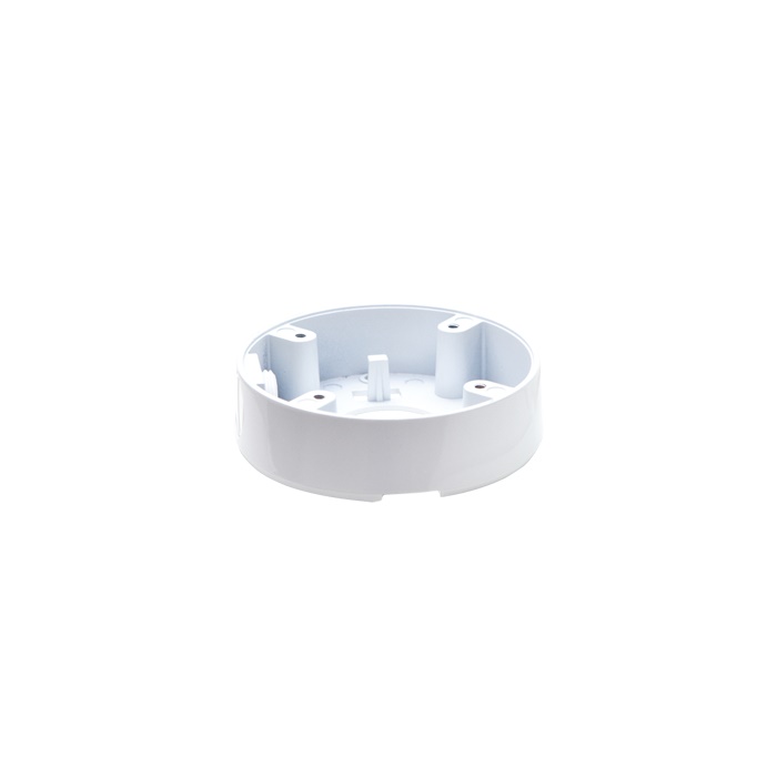 Box connessione per telecamere minidome ottica fissa serie AHD, interno, colore bianco