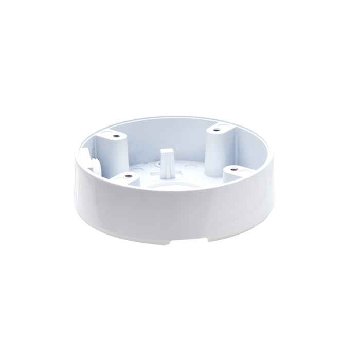 Box di connessione bianco per telecamere minidome AHD ottica varifocale, uso interno
