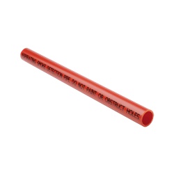 Kit 20 barre tubazione ABS rosso RAL3000 25mm, lunghezza 3 metri cadauna, sistemi aspirazione rivelazione incendi