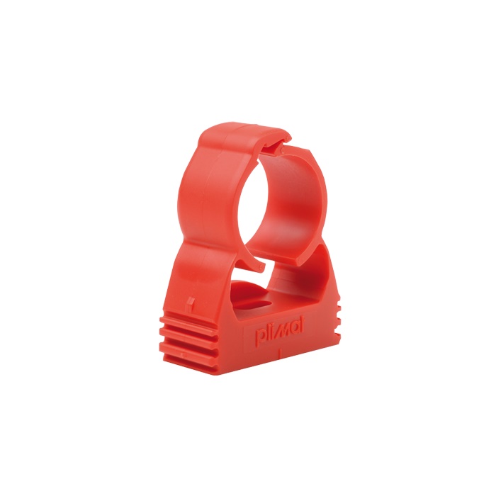 Clip supporto tubazioni 25mm sistemi aspirazione, fissaggio sicuro a parete/soffitto, confezione 20 pezzi