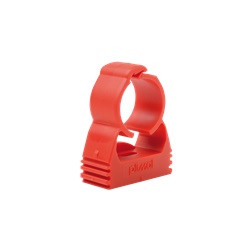 Clip supporto tubazioni 25mm sistemi aspirazione, fissaggio sicuro a parete/soffitto, confezione 20 pezzi