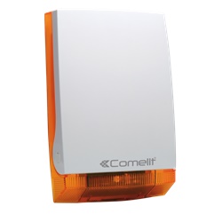 Sirena wireless da esterno bidirezionale, batteria 3.6V 13Ah inclusa, IP43, 205x310x75mm