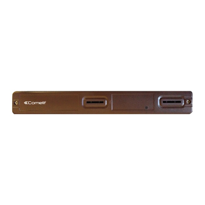 Sensore doppio PIR wireless effetto tenda marrone, portata 4m, 868MHz, IP54, batteria 18 mesi