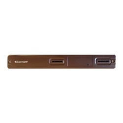 Sensore doppio PIR wireless effetto tenda marrone, portata 4m, 868MHz, IP54, batteria 18 mesi