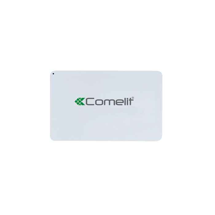 Badge elettronico MIFARE 13,56 MHz antifalsificazione formato carta credito per sistemi Comelit
