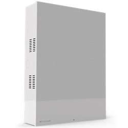 Serie Vedo - Centrale 8 zone esp. 68, box metallico, alim. 5A, 136 zone double, 8 aree, EN50131 grado 2