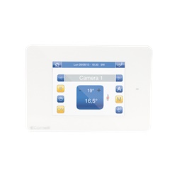 Cronotermostato Minitouch 3,5 bianco con sonda integrata e comando fan-coil SimpleHome
