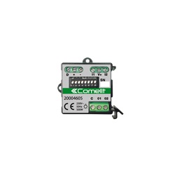 Modulo bus 2 ingressi/2 uscite 2A, sistema SimpleHome, incasso o DIN, relè stato solido 500W max